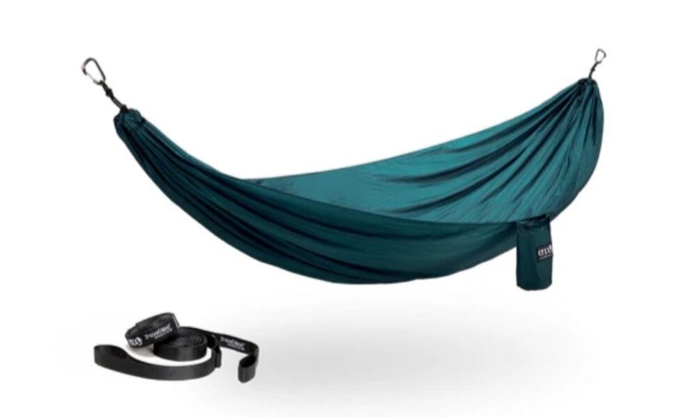 NEW ENO Eagle's Nest Outfitters TravelNest Hammock + Straps Combo Marine Teal